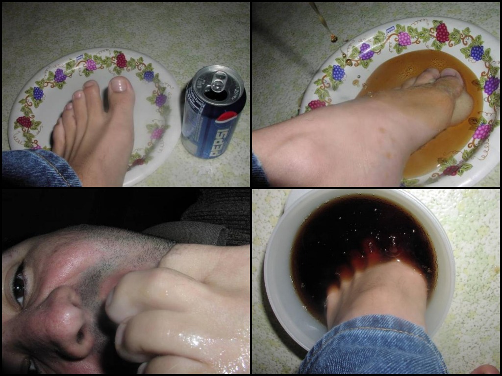 Have a Soda Break With Feet